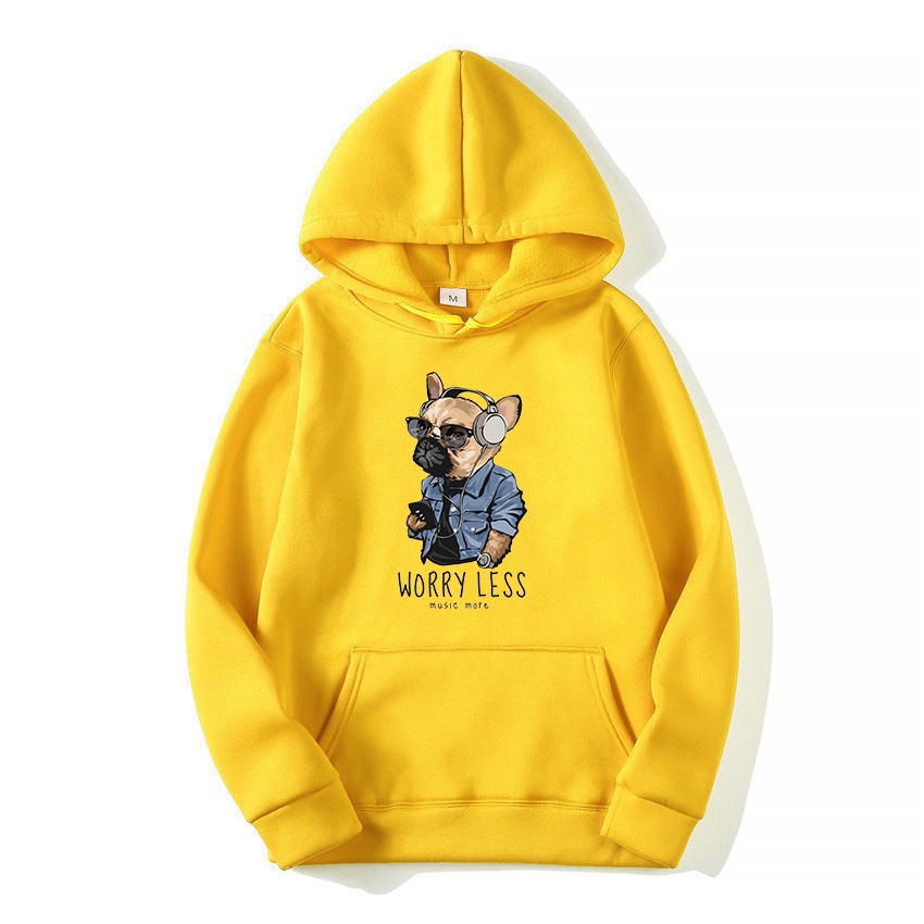 Áo Hoodie nam nữ hình in Pet chất lượng, chất nỉ bông dày dặn William - DS203