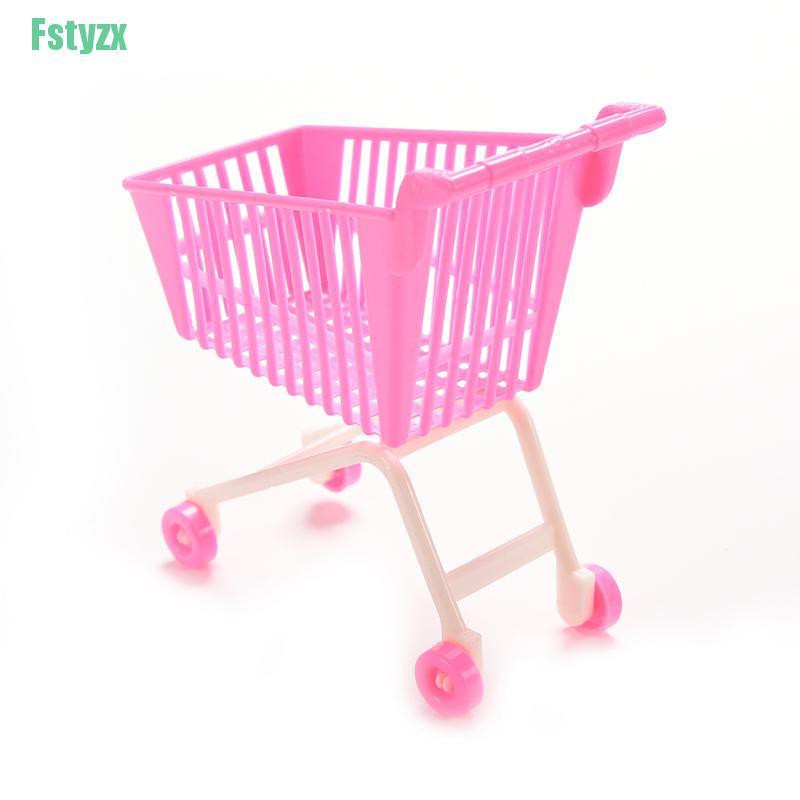 fstyzx 1 X Shopping Cart for Barbie Classic Toys Trolleys for Kids Girls Birthday Gift