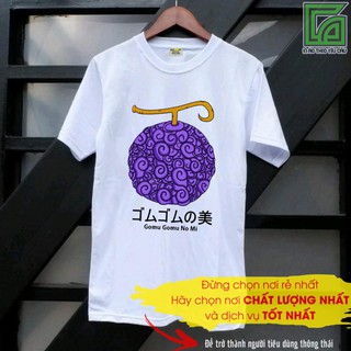 🔥DEAL SỐC🔥 Áo Thun Trái Ác Qủy Gomu Gomu No Mi Luffy Vải Cotton thái cao cấp S013