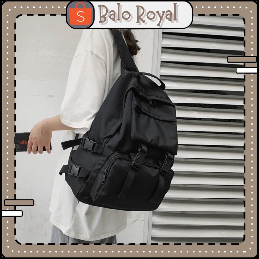 Balo nam nữ ulzzang dáng 2023, cặp thời trang STYLE ulzzang chống nước