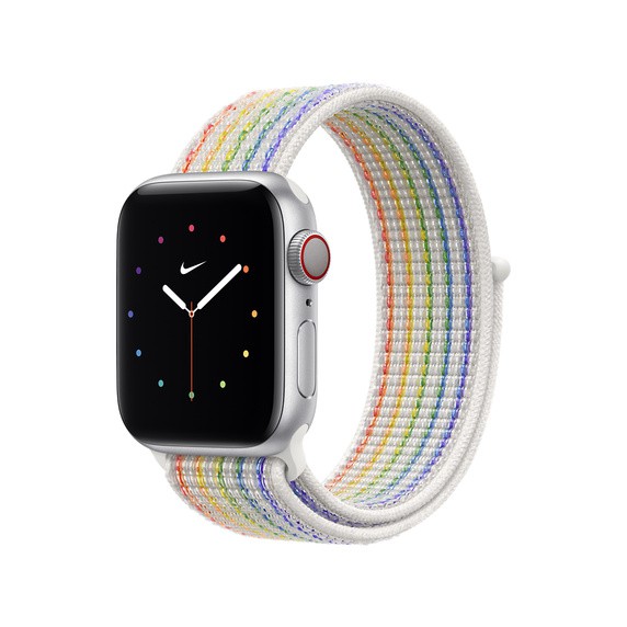 Dây đeo sợi nylon phong cách thể thao cho Apple Watch Series 1 2 3 4 5 6 SE 38mm 40mm 42mm 44mm Series 7 41mm 45mm