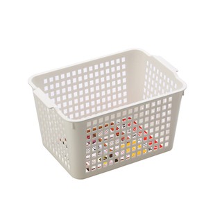 Rổ nhựa trắng sâu lòng Windy dài 27.1cm