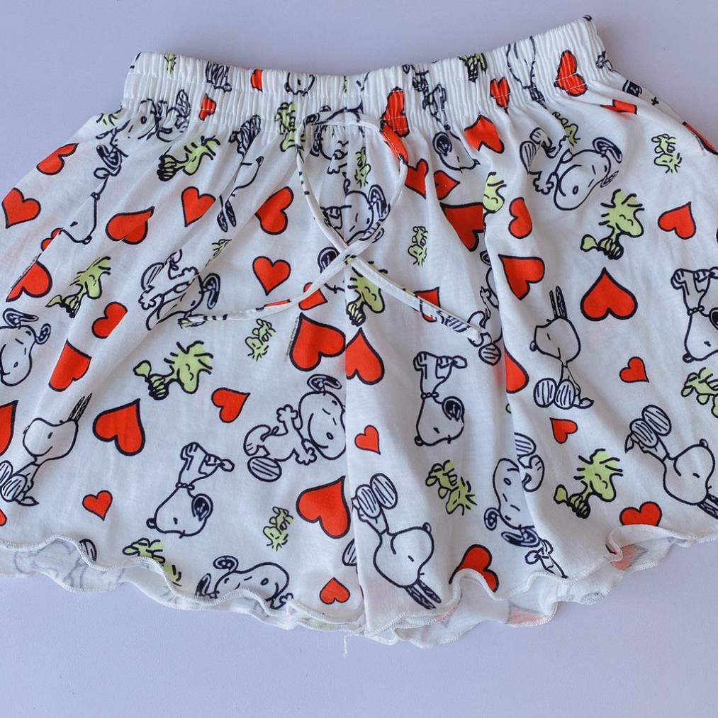 Quần Short Nữ Mặc Nhà Họa Tiết Kitty - Lynn.Store] - Quần đùi nữ mặc nhà say hi kít ty cute phomaique