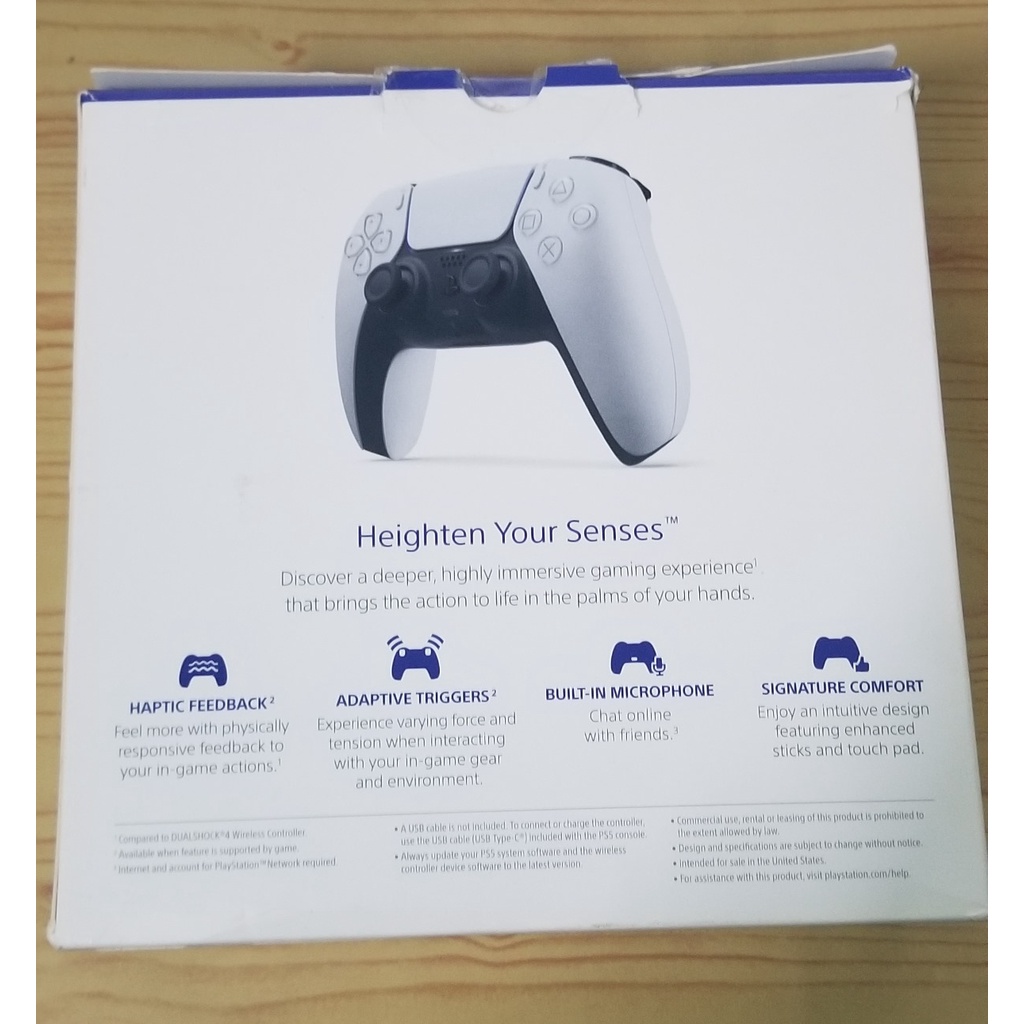 Tay cầm chơi game Sony PS5 chính hãng DualSense CFI-ZCT1G không dây Trắng