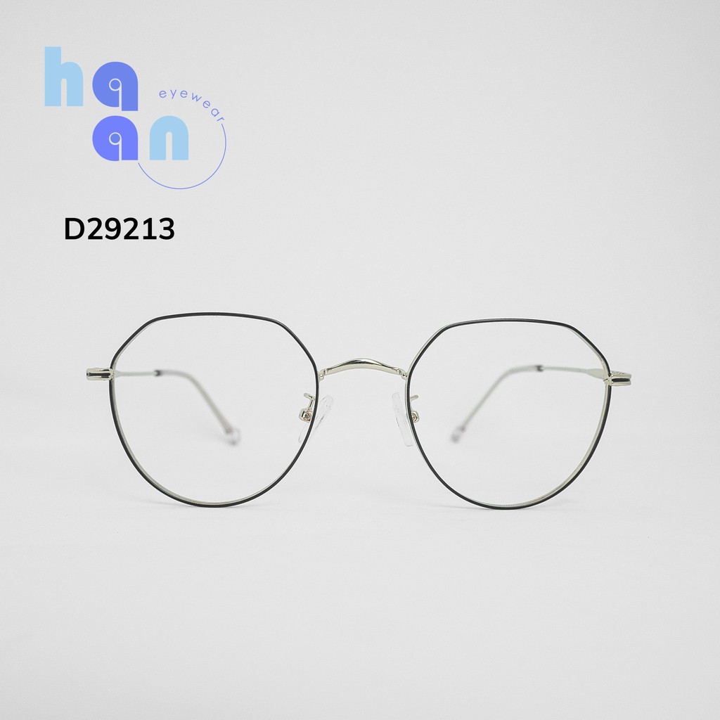 Gọng kính cận kim loại unisex, gọng kính đa giác cho nam nữ đẹp nhiều màu - kính mắt Hà An | BigBuy360 - bigbuy360.vn