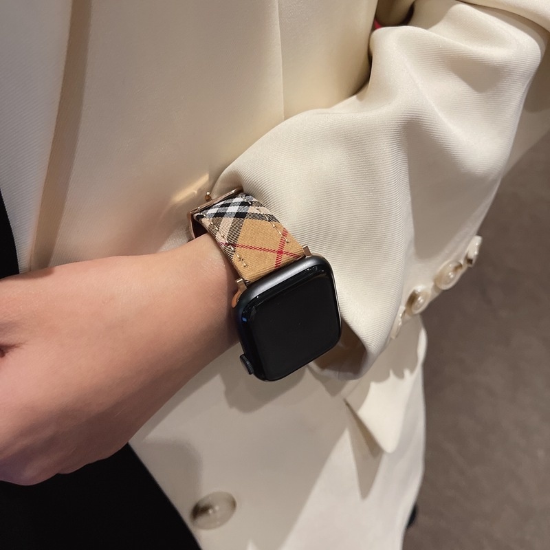 Dây đeo bằng da chất lượng cao thích hợp cho Apple Watch 40mm 44mm 42mm 38mm Series 7 SE 6 5 4 3 2 41mm 45mm