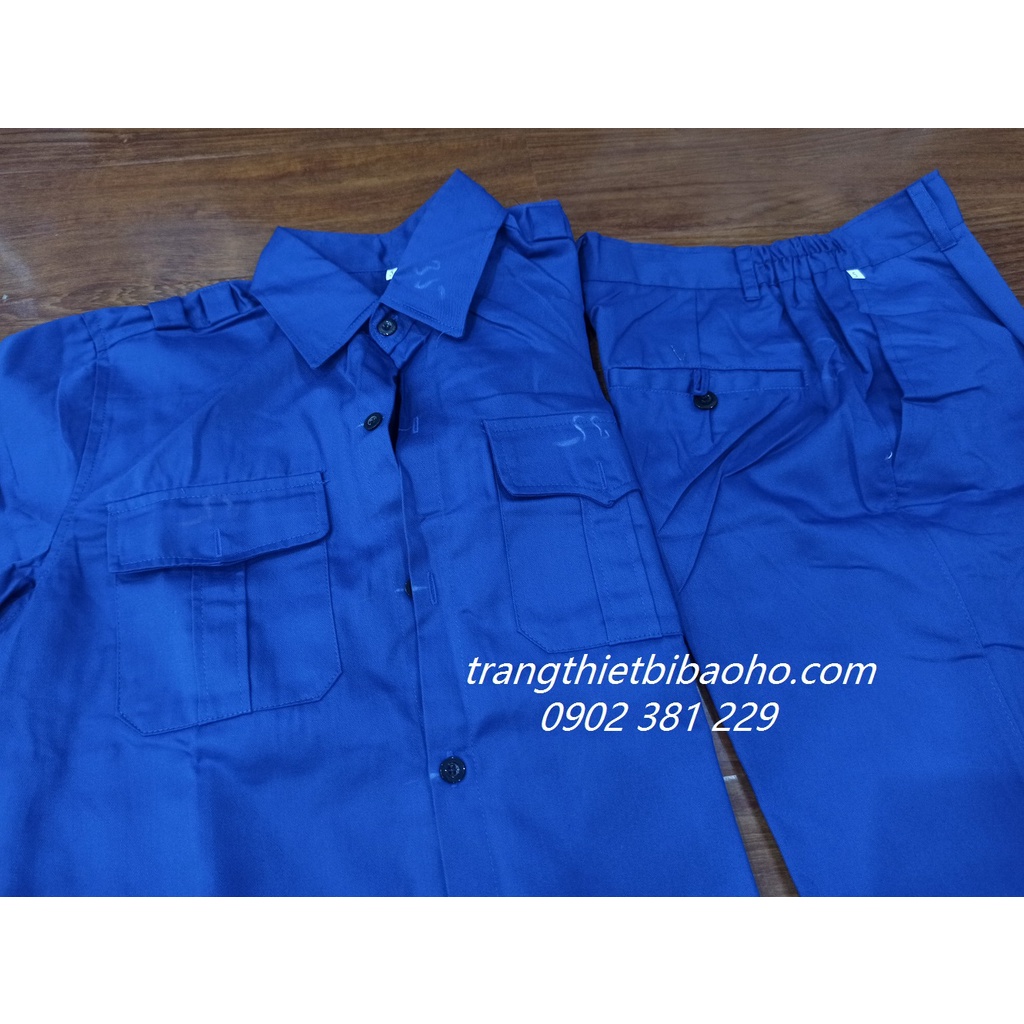 Quần áo bảo hộ lao động công nhân vải kaki Nam Định - DN08