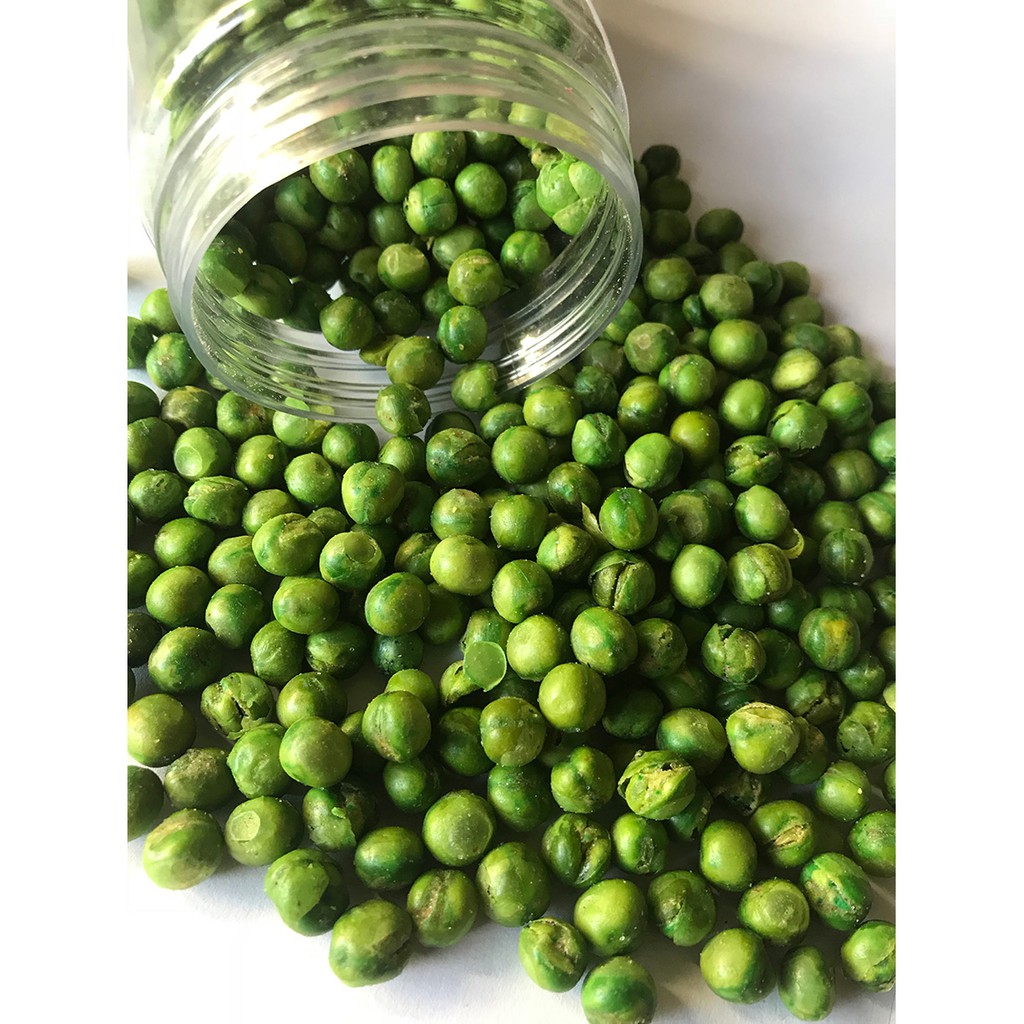Combo 1Kg: 500gram Đậu Phộng Nước Cốt Dừa - 500gram Đậu Hà Lan Giòn, Xốp, Thơm Ngon thương hiệu RỒNG CON
