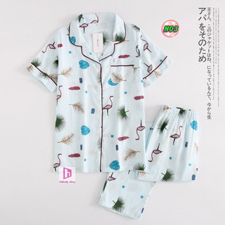 Pijama Thô Đũi Mặc Hè Cực Mát N03