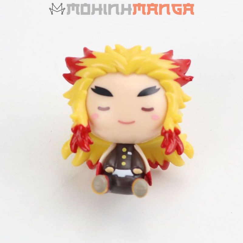 Mô hình Chibi Kimetsu No Yaiba Đang ngủ Thanh gươm diệt quỷ Tanjiro Nezuko Zenitsu Inosuke Rengoku Demon Slayer chibi