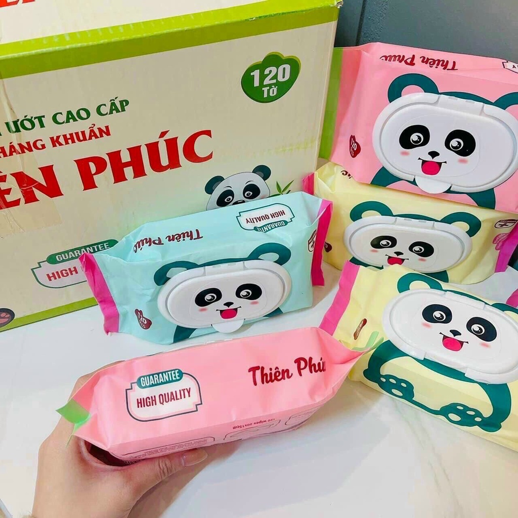 🍃 GIẤY ƯỚT KO MÙI KHÁNG KHUẨN THIÊN PHÚC - hàng VN chất lượng caooo - chất lượng từ ruột tới vỏ iuu mún xỉuuu 🍃