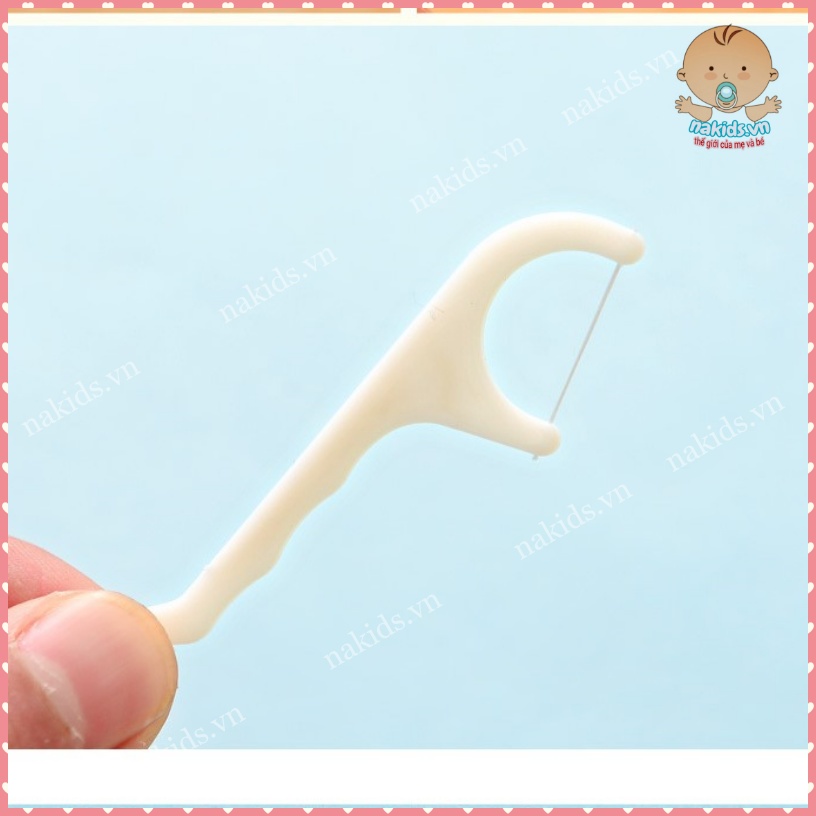 Tăm Chỉ Nha Khoa Túi 25 Cây - Tăm Xỉa Răng