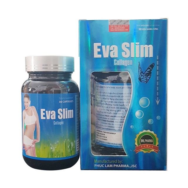 ✅ (HÀNG CÓ SẲN)  EVA SLIM COLLAGEN giảm cân USA