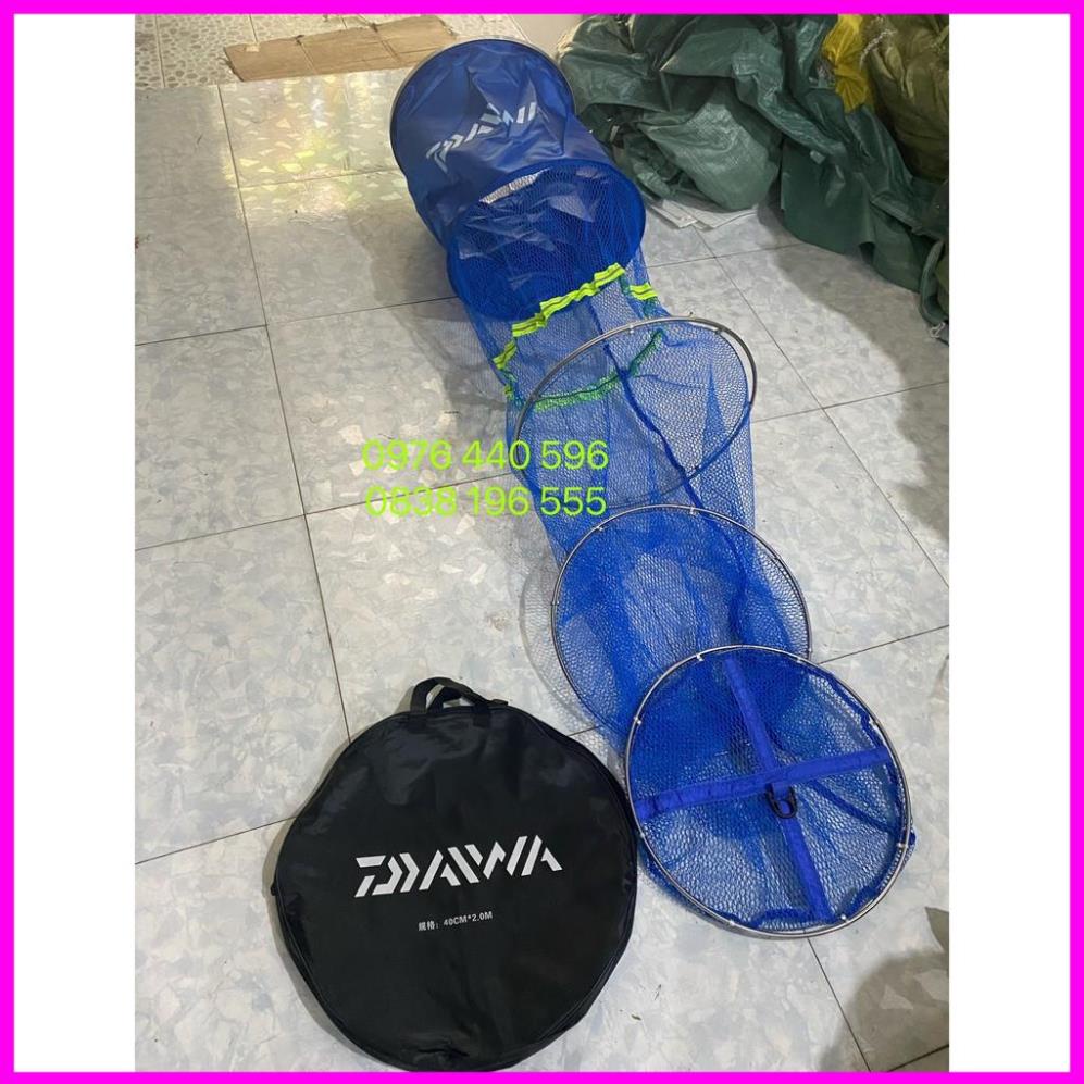 Giỏ Đựng Cá Daiwa Hàng Chuẩn Kích thước 40cm x 2m Mới Nhất 2021