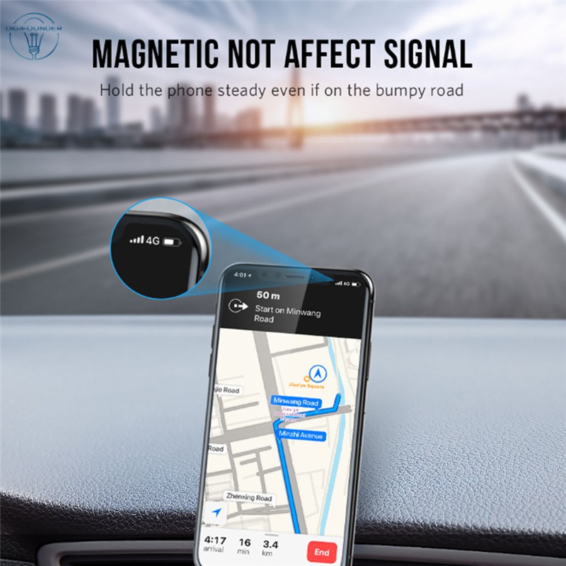 Giá Đỡ Điện Thoại Từ Tính Xoay 360 Độ Tiện Dụng Cho Xe Hơi