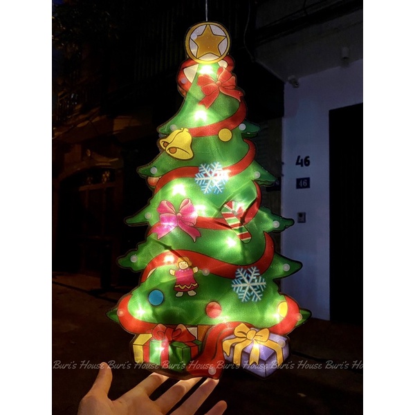 Đèn treo cửa Xmas