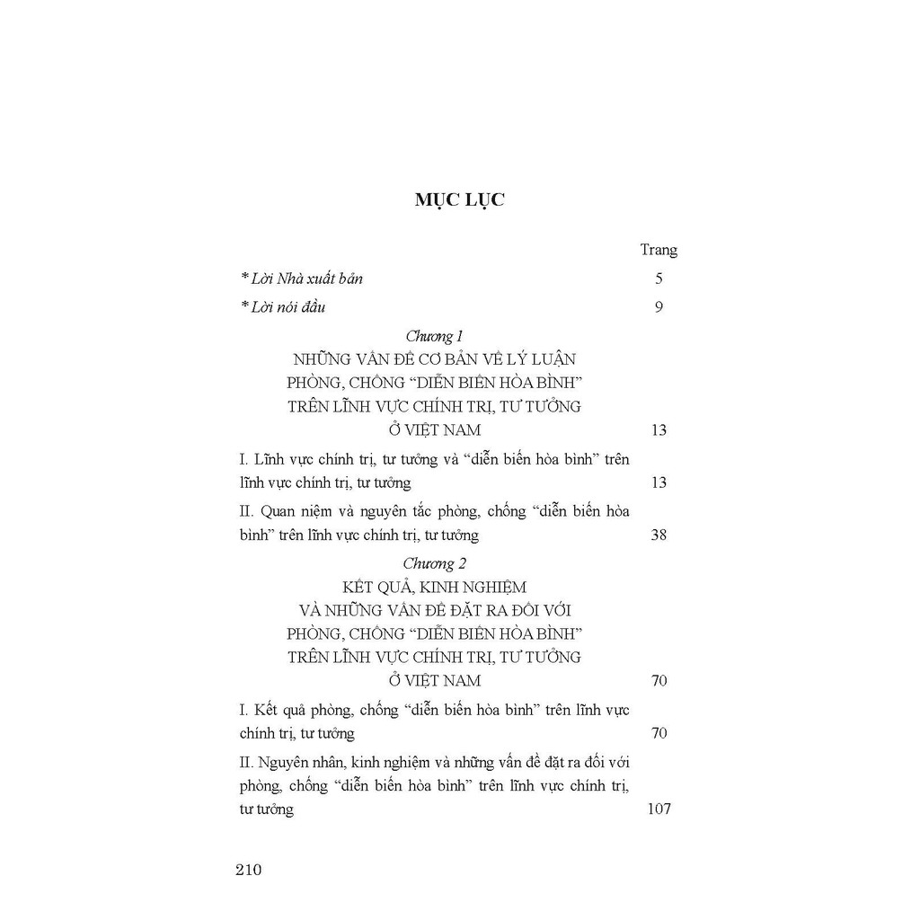 Sách - Phòng, Chống "Diễn Biến Hòa Bình" Trên Lĩnh Vực Chính Trị, Tư Tưởng | BigBuy360 - bigbuy360.vn