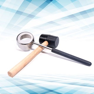 2 dụng cụ khui dừa bằng thép không gỉ