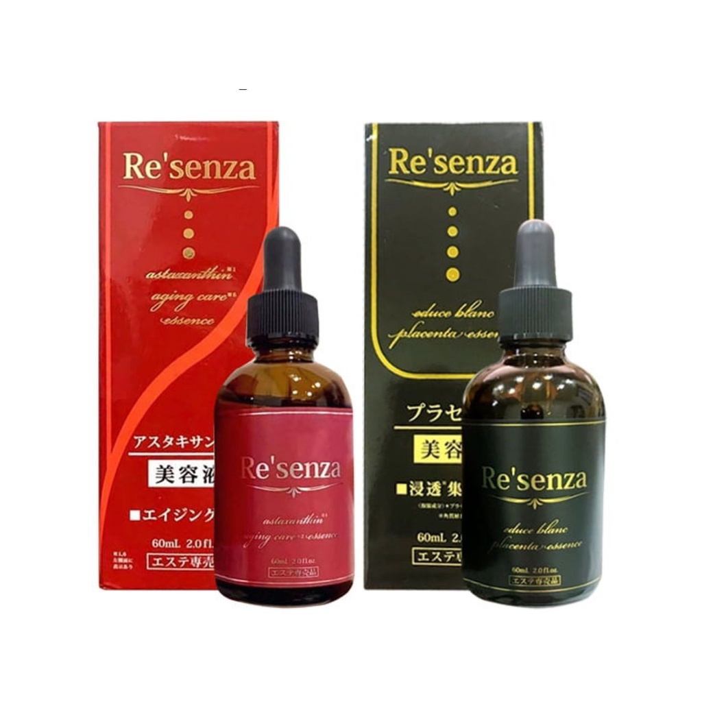 Serum Nhau Thai Ngựa Re’senza Nhật Bản 60ml Giúp Chống Lão Hoá, Trắng Da, Mờ Sạm Nám, Xoá Nhăn Và Nâng cơ