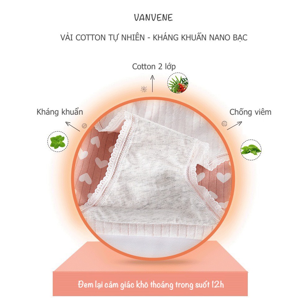 [Mã Skama8 Giảm 8% Đơn 300K] Combo 5 Quần Lót Cotton Chống Viêm Kháng Khuẩn Cạp ...