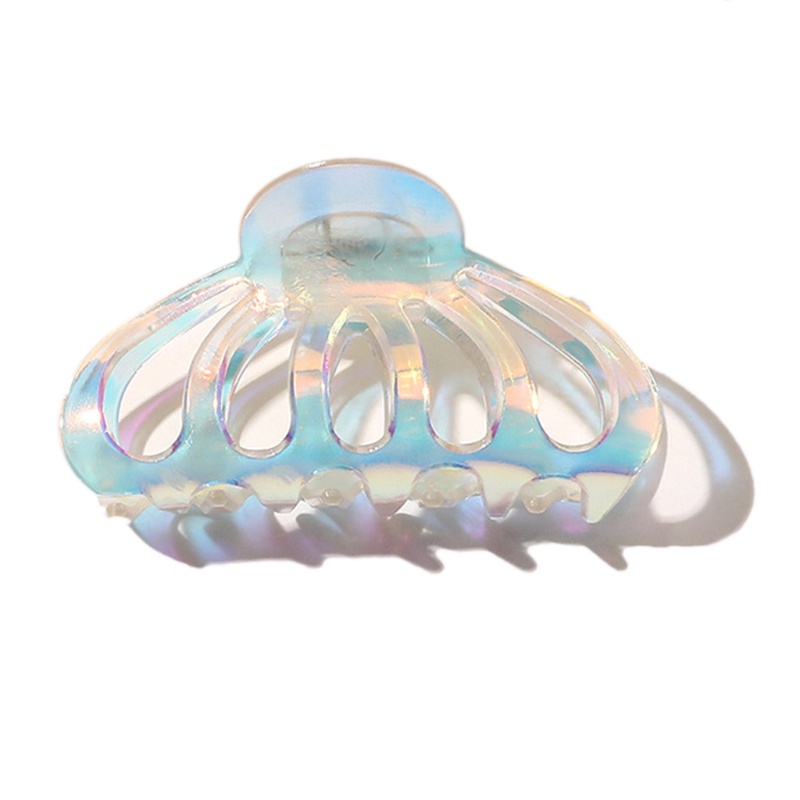 Kẹp Tóc Móng Vuốt Trong Suốt Màu Sắc Gradient Dành Cho Bạn Gái