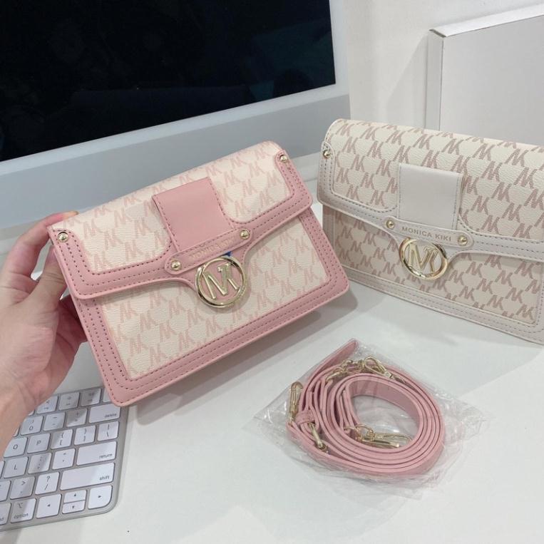 Túi chữ M bản 2 ngăn 2 dây size 22 kèm ảnh thật hàng QC cao cấp