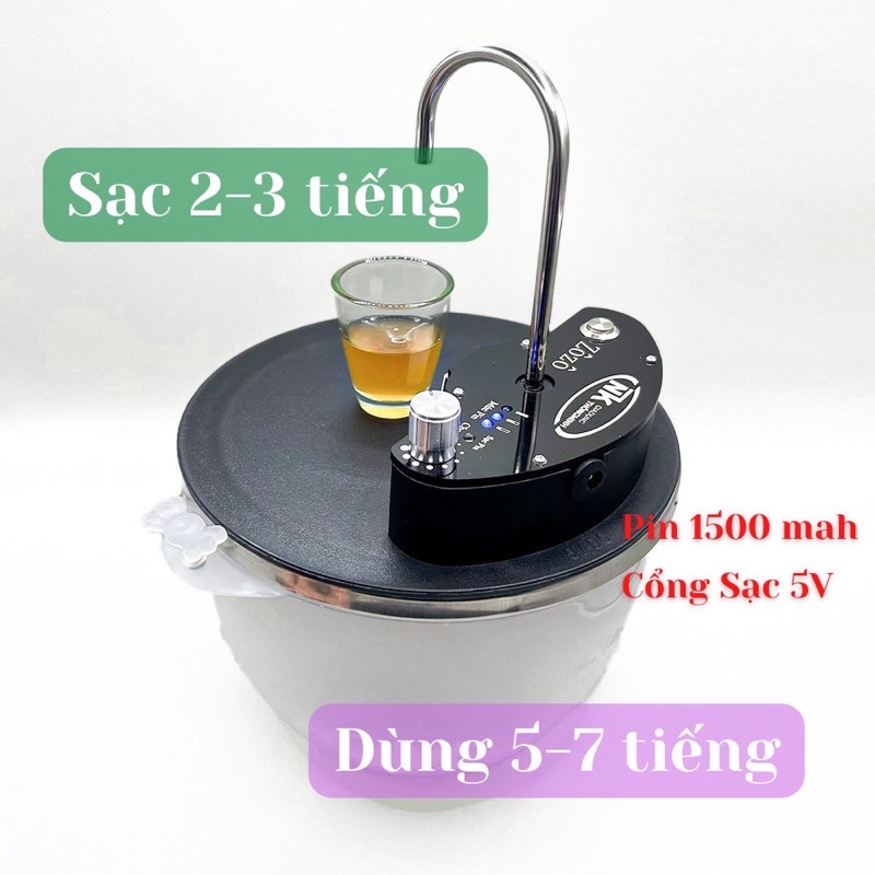 Máy Rót Rượu Tự Động ZoZo - Bình Rót Rượu Cảm Ứng Tự Động Thông Minh