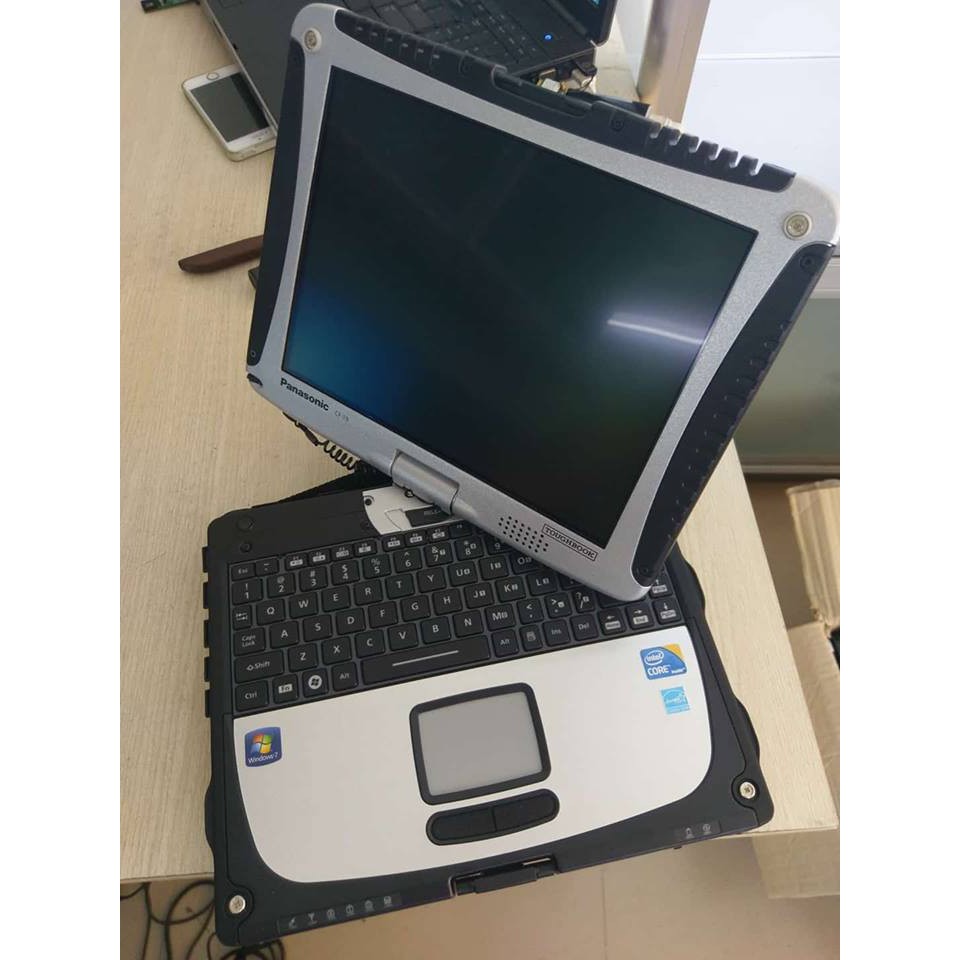 Panasonic CF-19 Core i5 540U Ram 4Gb SSD 160Gb Cảm ứng tay và Bút, Chống nước chống sốc toàn diện