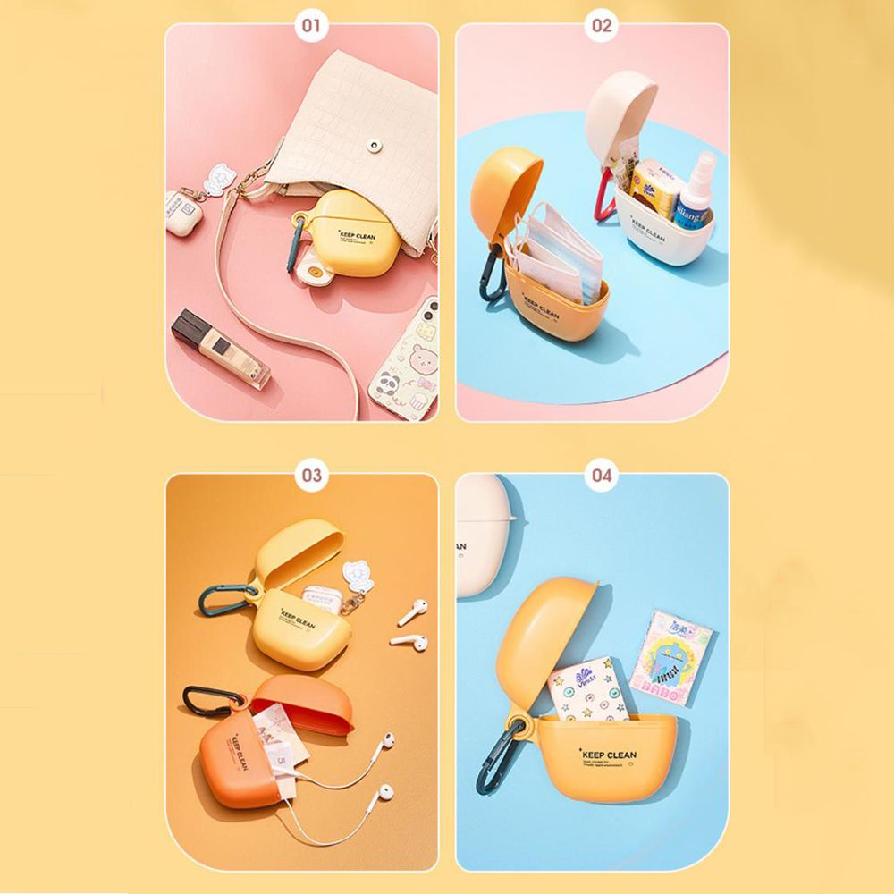 Epoch Hộp Đựng Đồ Bảo Vệ Mặt Chống Bụi Chống Ẩm Đa Năng Nhiều Màu