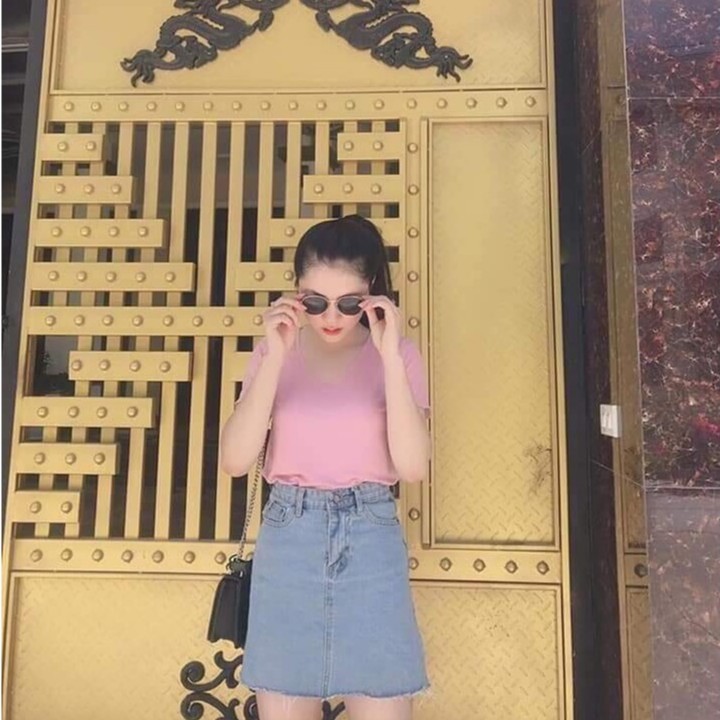 [Xả Kho_Sale Sập Sàn_50K] Áo Đũi Giấy Cổ Tim VNXK HOT NEW_Free Ship_Mã NGUYMA15 giảm 5K_Siêu Mát_Mềm_Mượt