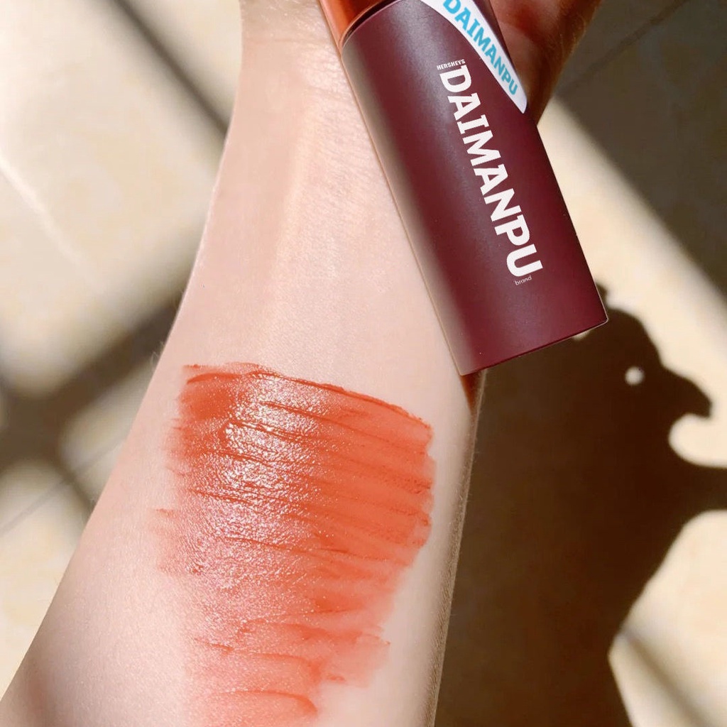 Son Kem Màu Lì Lâu Trôi Không Thấm Nước Daimanpu Hazelnut