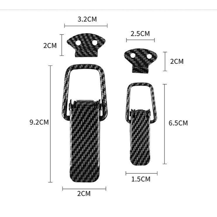 Car Bumper Gap Pull Buckle Punch-Free Decoration Hook Buckle Fixing Buckle Modification Front Bumper Fracture Repair Buckle hIpA