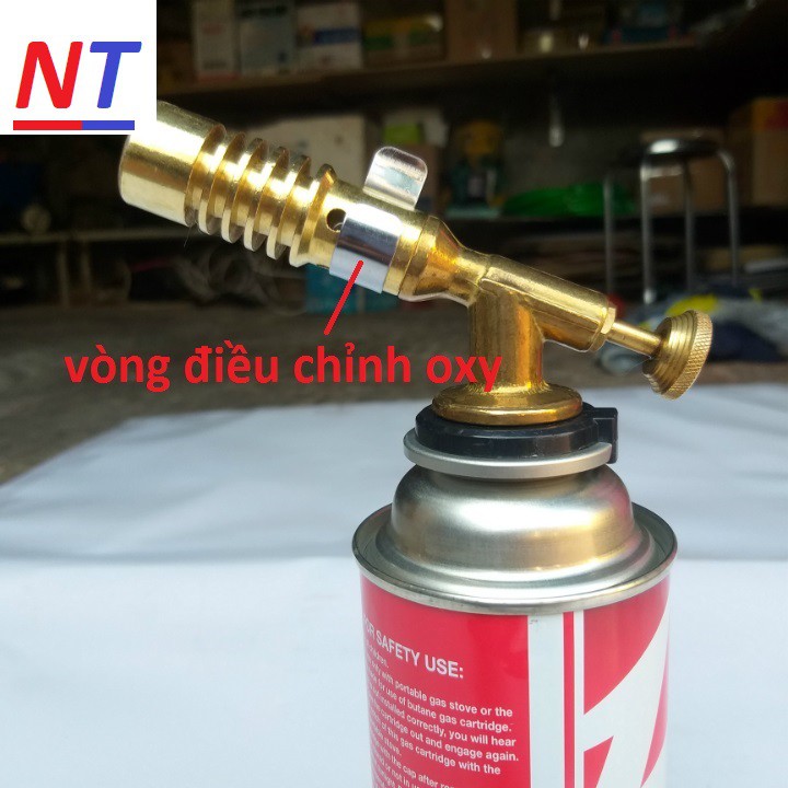 Đèn Khò Ga Mini Cầm Tay Đồng Nguyên Chất 100%( khò đồng thau )