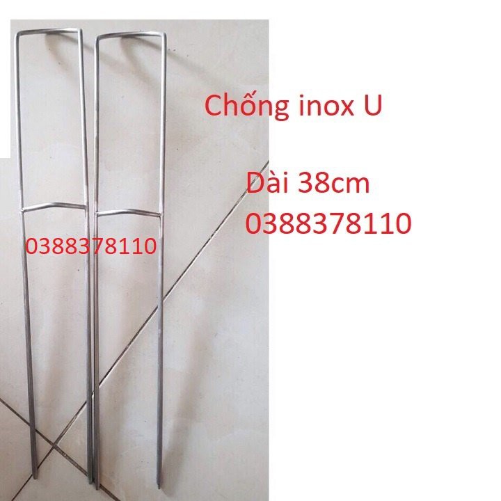 Chống Cần Câu Cá, Chống Inox U, Chống Cần Lăng Xê