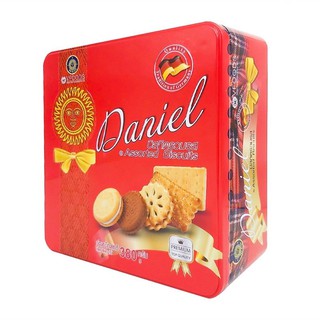 BÁNH QUY TỔNG HỢP DANIEL VFOODS HỘP THIẾC 380G