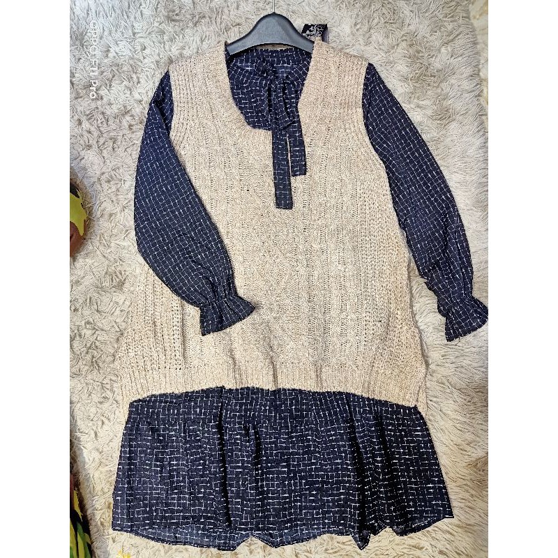 Sét váy kèm gile len siêu hot | BigBuy360 - bigbuy360.vn