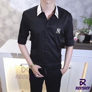 [XẢ KHO] Áo sơ mi nam nữ trắng và đen dài tay hàng cao cấp cực đẹp RSM066
