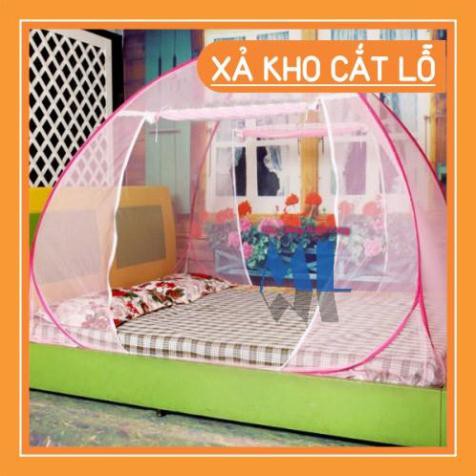 [XÃ KHO] Mùng chụp tự bung 1m4 x 2m Minh Long - HỒNG HOA