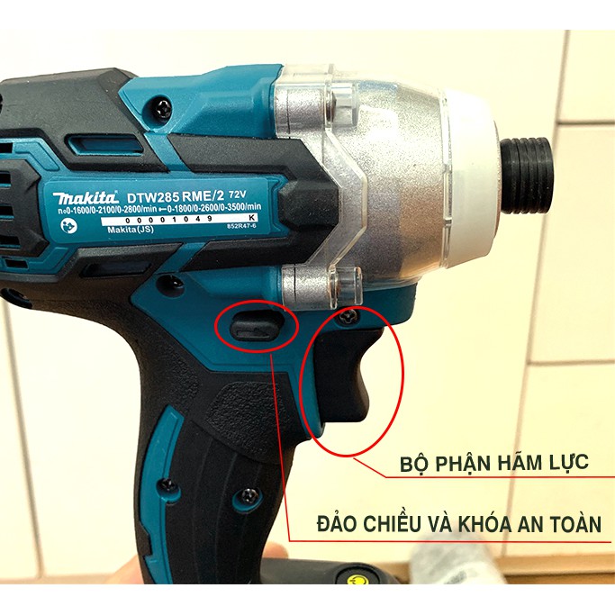 Máy Siết Bulong Makita 199V -  Máy Bắt Vít , Máy Siết Bu Lông Đa Năng
