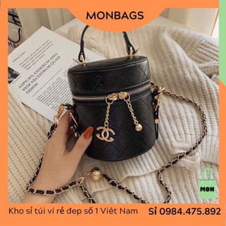 Túi Xách Nữ Đeo Chéo Dáng Cốp Kèm Khăn Cho Nữ Đi Chơi Đi Du Lịch MONBAGS