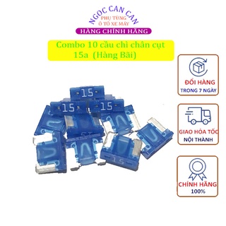 Combo 10 cầu chì chân cụt 7,5a – 30a (Hàng Bãi)