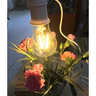 [COMBO 2 ] Bóng Đèn Led edison A60 E27, 4w Vàng Tiết Kiệm Điện