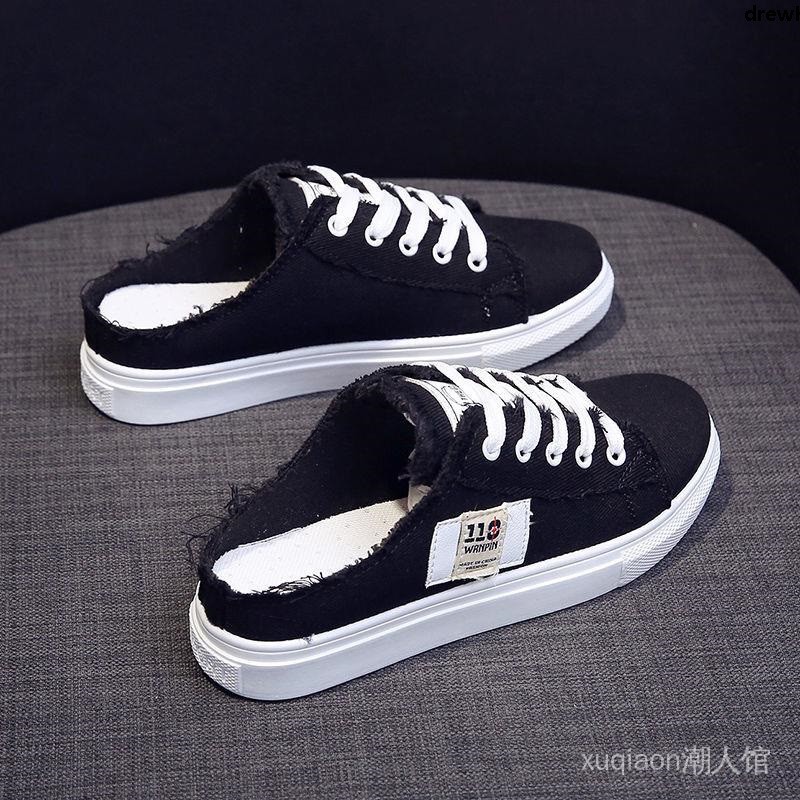 Giày Lười Vải Canvas Không Gót Thời Trang Mùa Xuân Cho Nữ | BigBuy360 - bigbuy360.vn