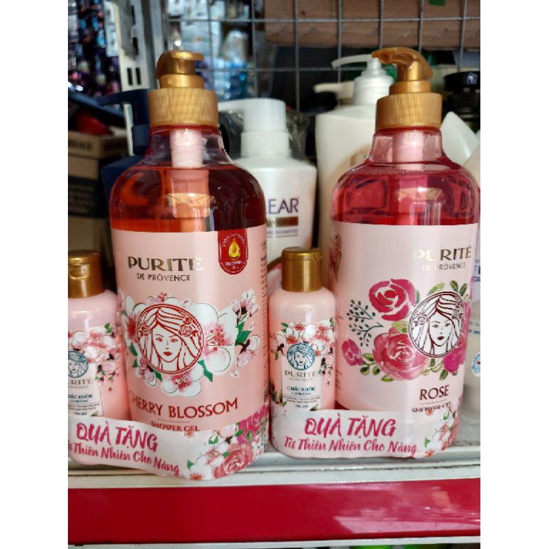 Sữa Tắm Giữ Ẩm Hương Hoa ĐÀO VÀ HOA HỒNG - 850ML
