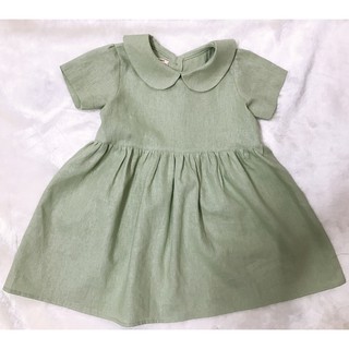 Đầm linen bé gái