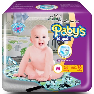 Combo 130 tả quần Pabys+KM cho bé 5-9 kg.