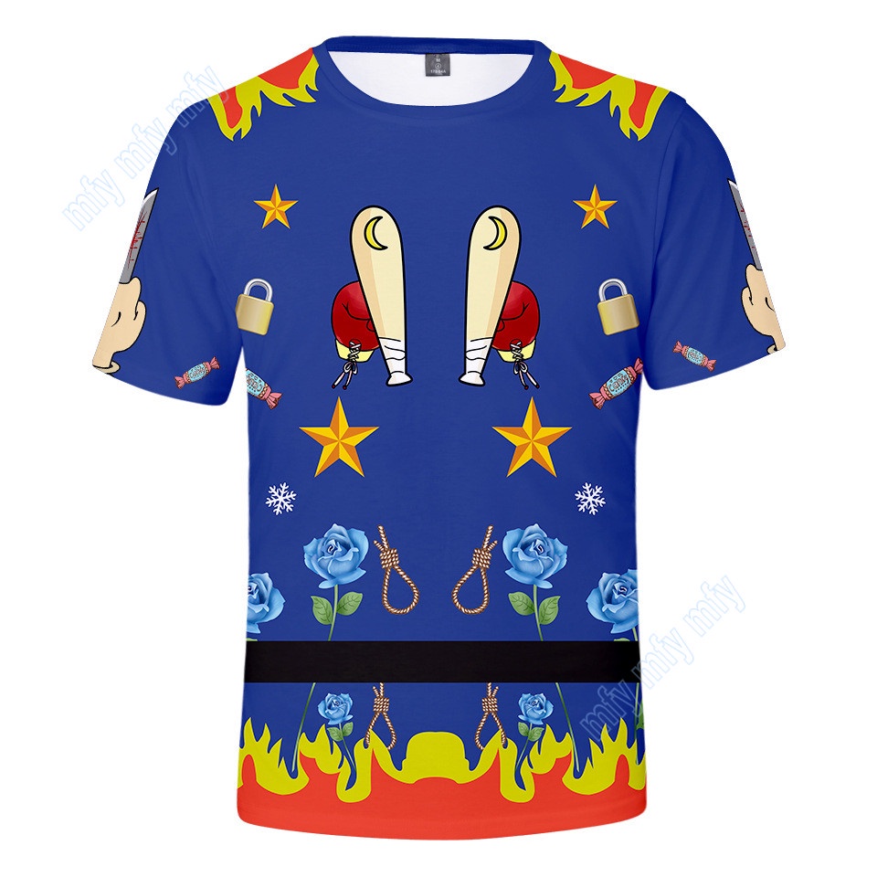 Áo Thun Tay Ngắn Cổ Tròn In Hình Birds of Prey Harley Quinn Adults and Kids Sizes