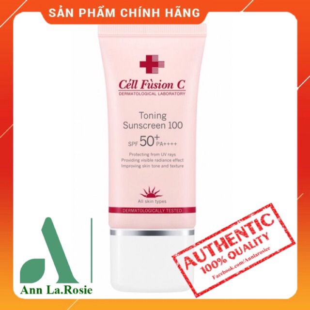 Kem chống nắng Toning Sunscreen 100 SPF50+ PA +++ 35ml