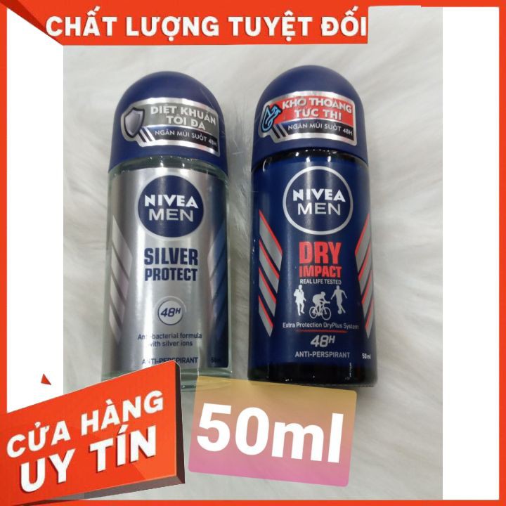 Lăn Khử Mùi Nivea Nam 25ML -50Ml cung cấp hàng 100% chính hãng FREESHIP  giảm tiết mồ hôi ,mùi hương nam tính giữ lâu