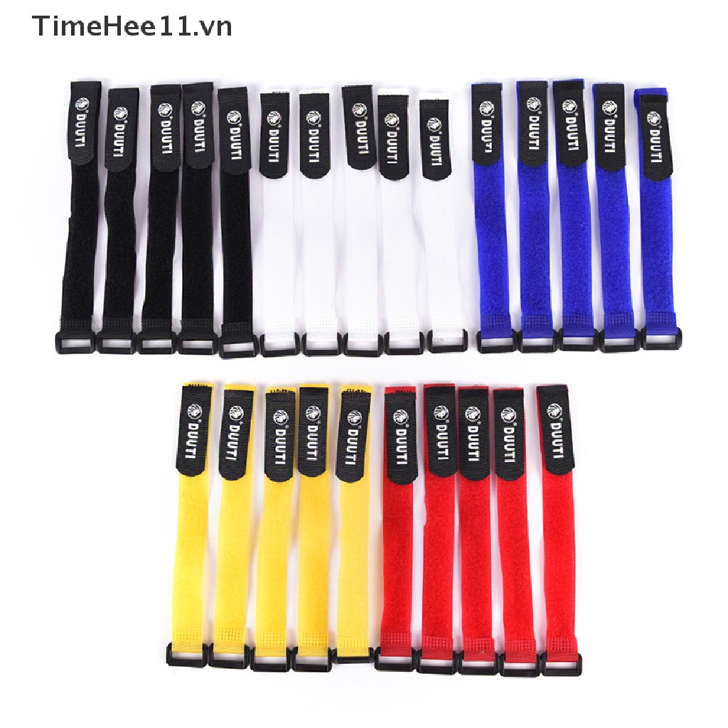 【TimeHee11】 1 pc Back To Back Nylon Strap 25cm Bike Bicycle Pump Holder Ties Fixed Flashlight Bandages 【VN】